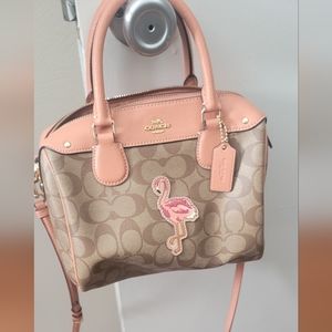 Coach Flamingo satchel